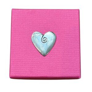 Pewter Heart Shaped Ring Bowl